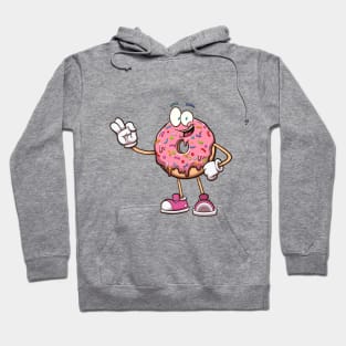 Cute Donut Character Hoodie